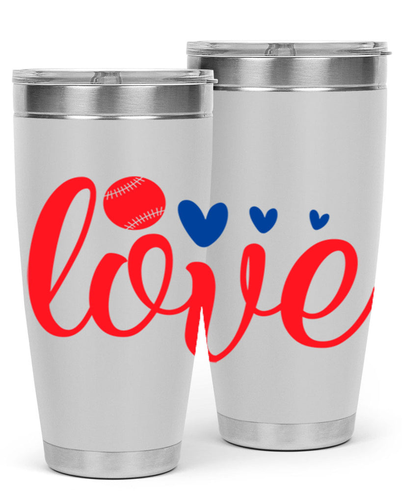 Love 2052#- baseball- Tumbler