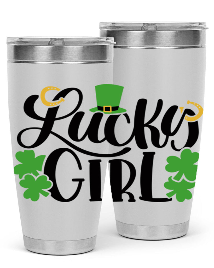 Lucky Girl Style 56#- St Patricks Day- Tumbler
