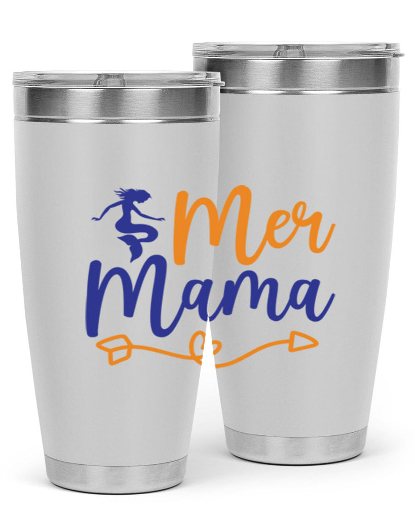 Mer Mama 331#- mermaid- Tumbler
