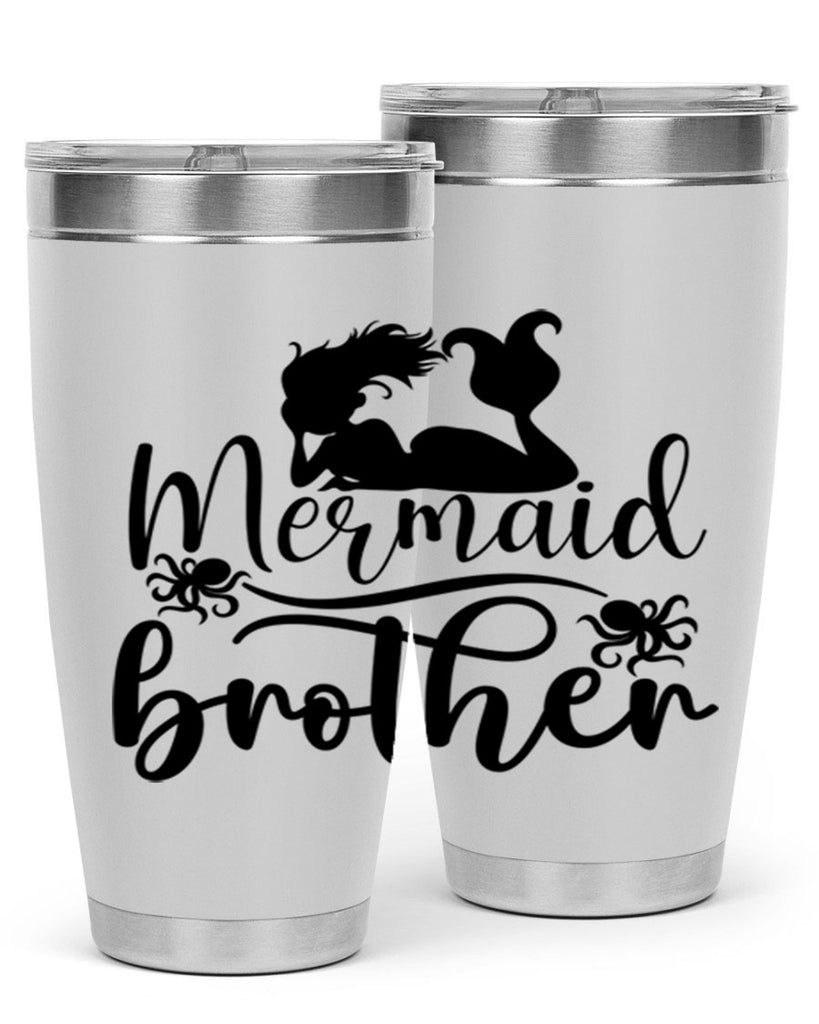 Mermaid Brother 355#- mermaid- Tumbler
