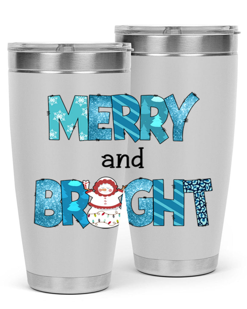 Merry and Bright 321#- winter- Tumbler