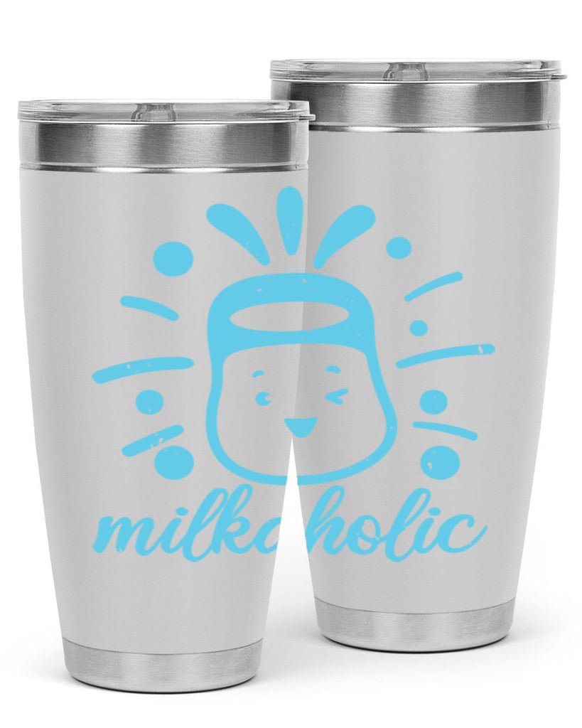 Milkaholic Style 29#- baby shower- tumbler
