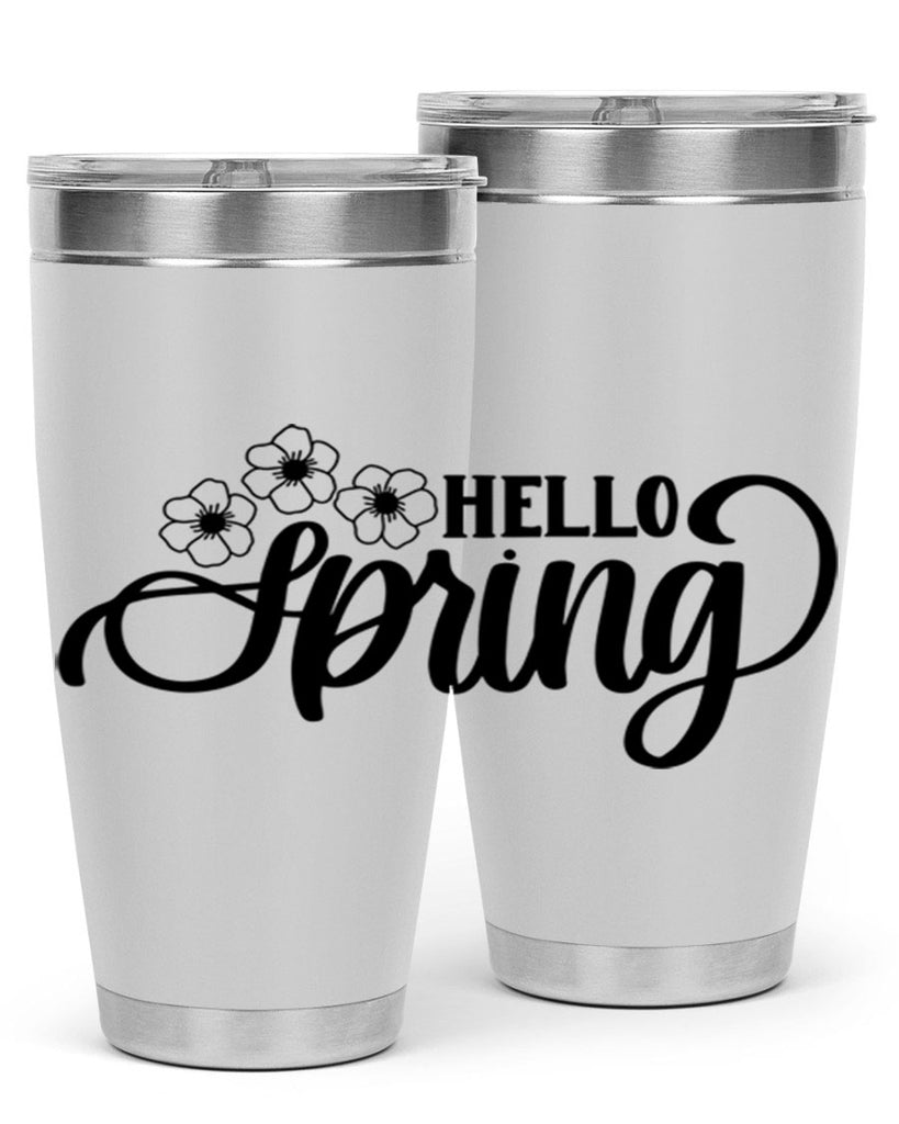PNG_Hello Spring393#- spring- Tumbler