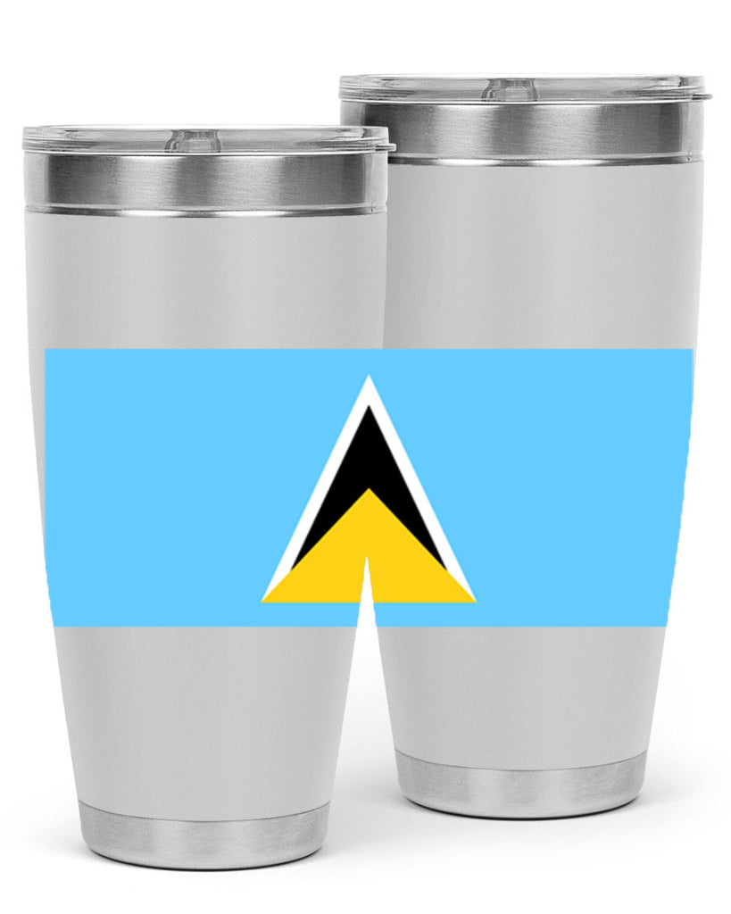 Saint Lucia 51#- world flags- Tumbler