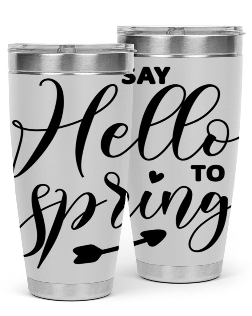 Say Hello to Spring402#- spring- Tumbler