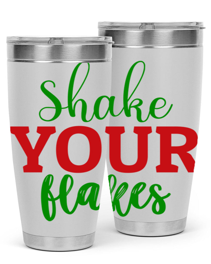 Shake Your Flakes 355#- winter- Tumbler