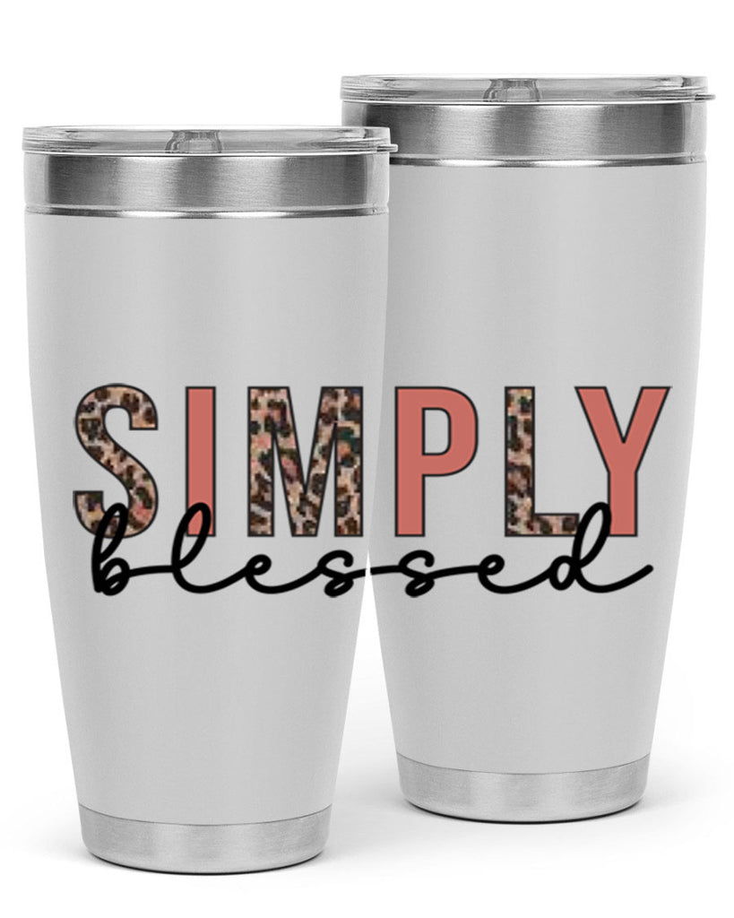 Simply blessed 575#- fall- Tumbler