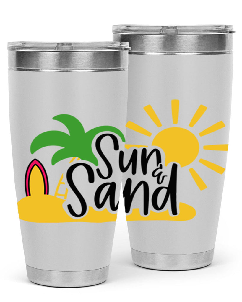 Sun Sand Style 17#- summer- Tumbler