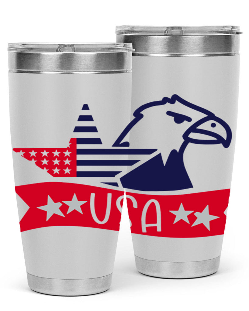 USA Style 182#- Fourt Of July- Tumbler
