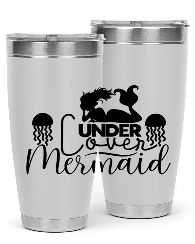 Under Cover Mermaid 642#- mermaid- Tumbler