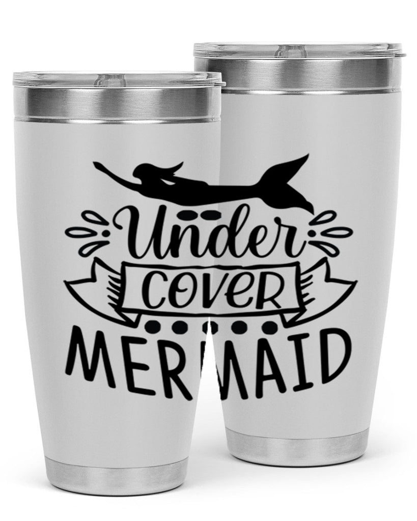 Under cover mermaid 645#- mermaid- Tumbler