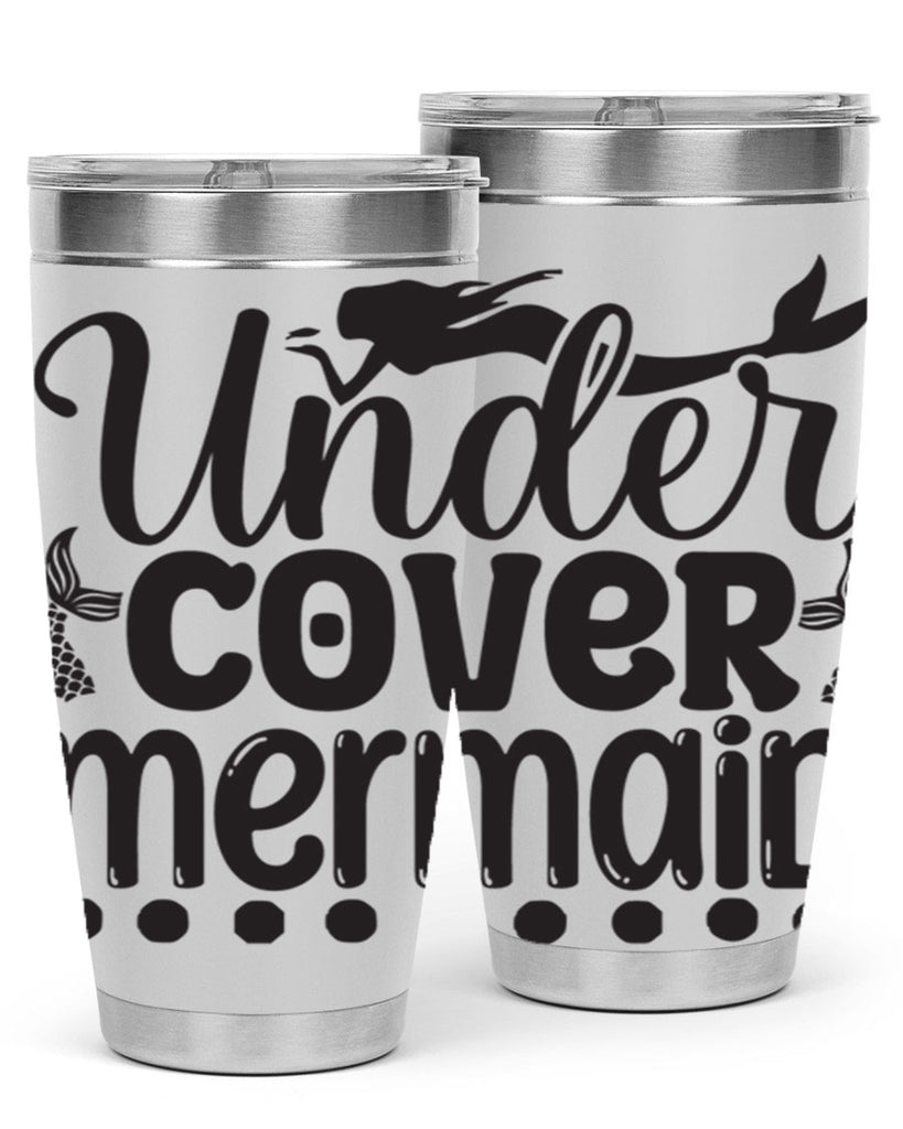 Under cover mermaid 649#- mermaid- Tumbler