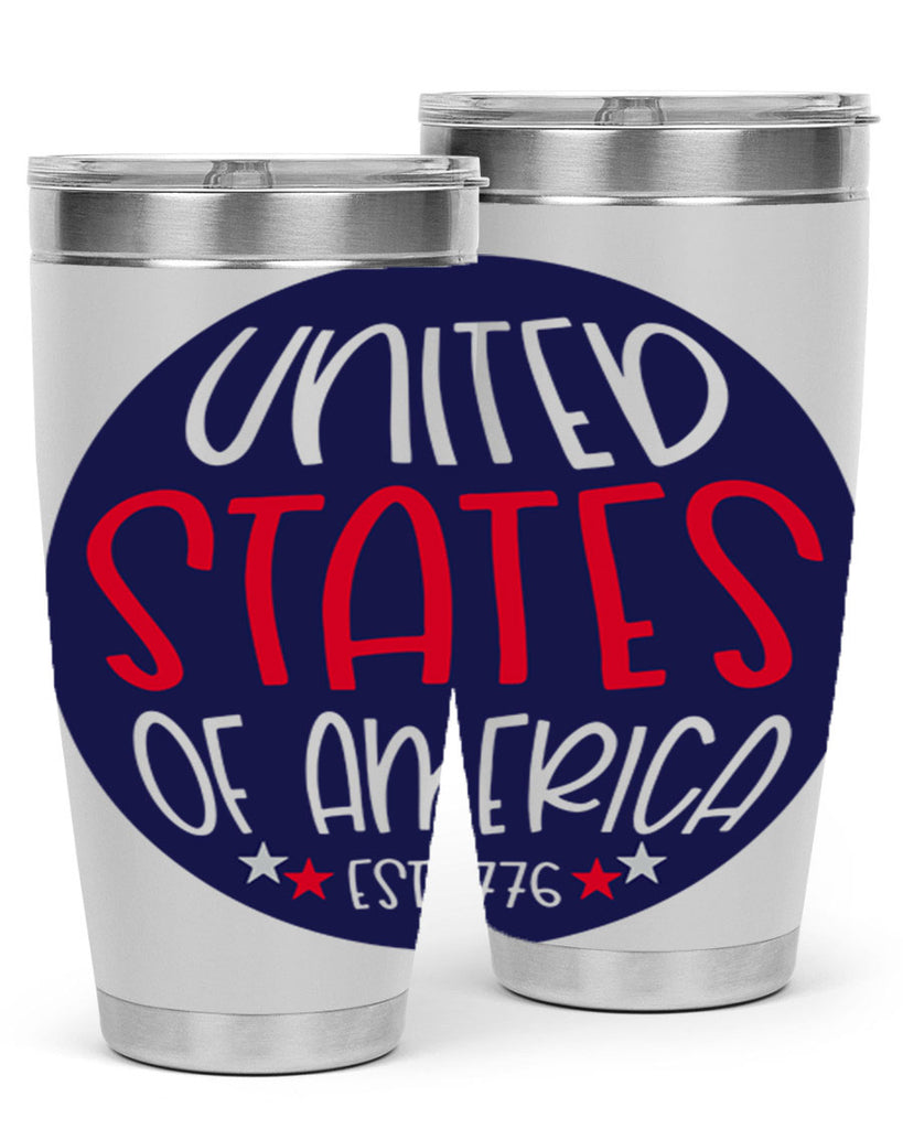 United States Of America Est Style 176#- Fourt Of July- Tumbler