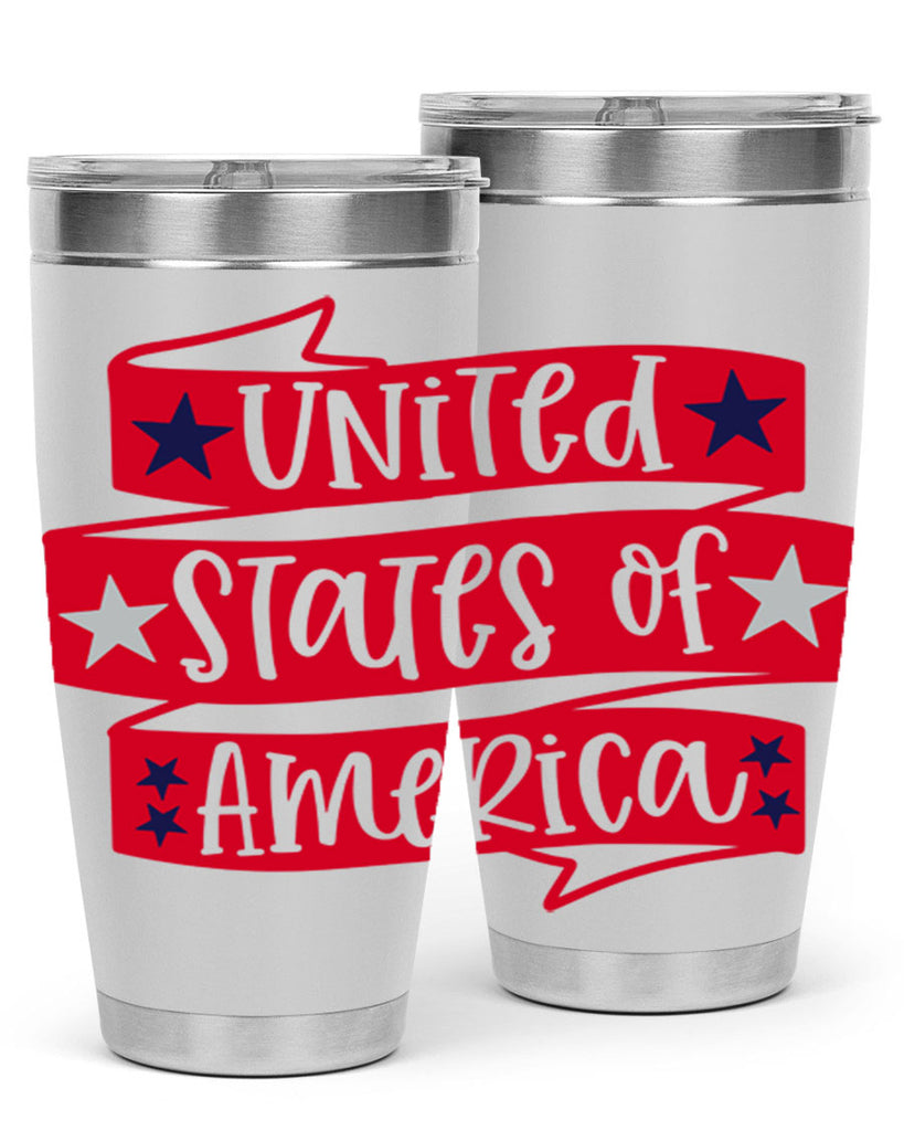 United States Of America Style 177#- Fourt Of July- Tumbler