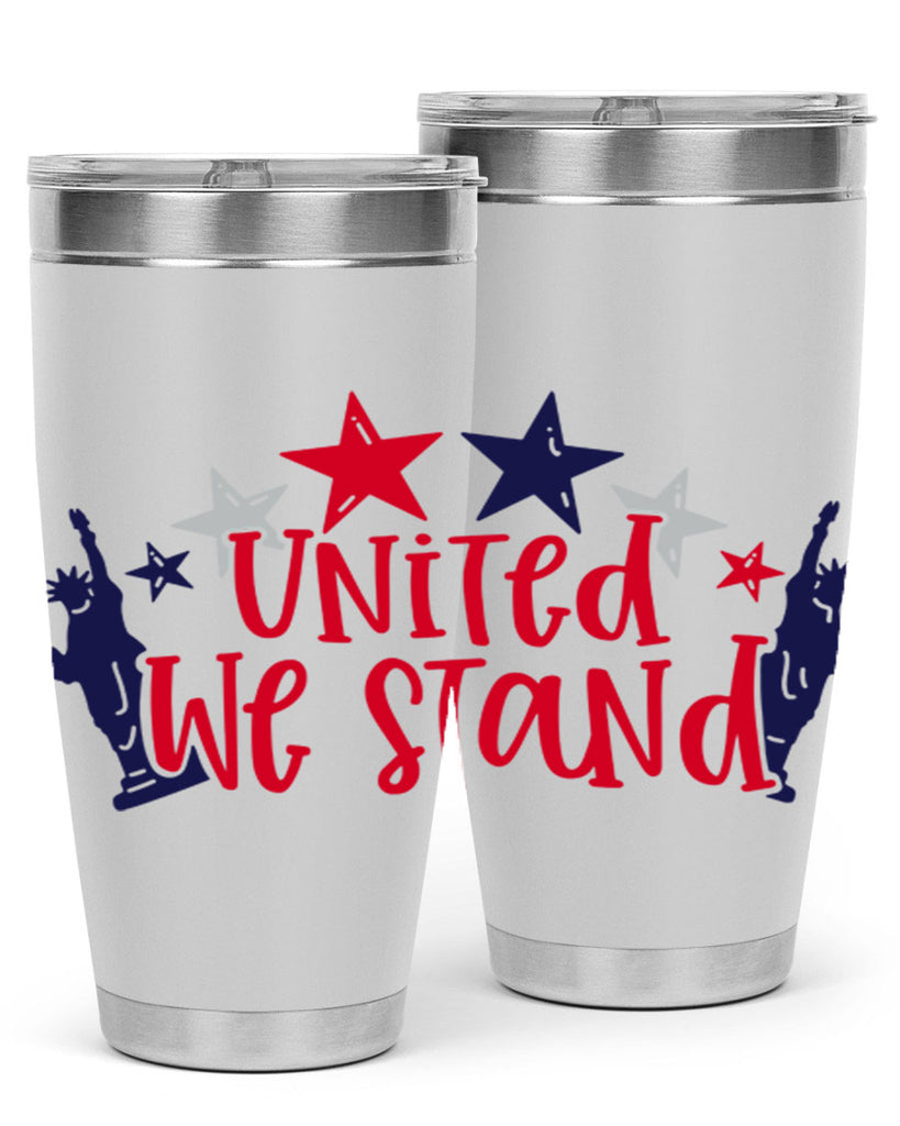 United We Stand Style 179#- Fourt Of July- Tumbler