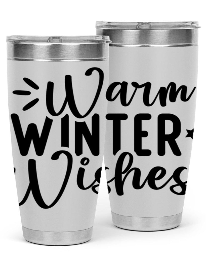 Warm Winter Wishes459#- winter- Tumbler