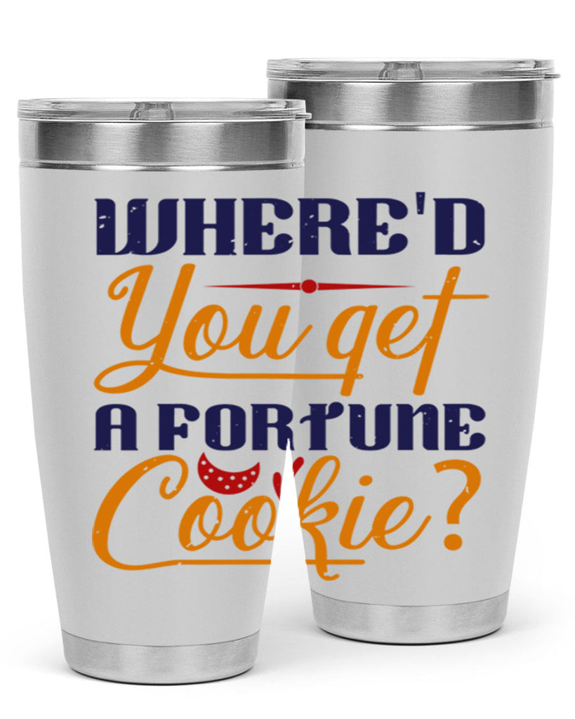 Whered you get that from a fortune cookie 14#- chess- Tumbler