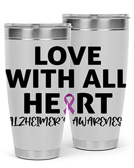 alzheimers awareness style 77#- alzheimers- Tumbler