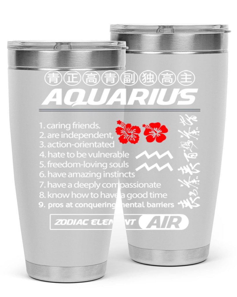aquarius 85#- zodiac- Tumbler