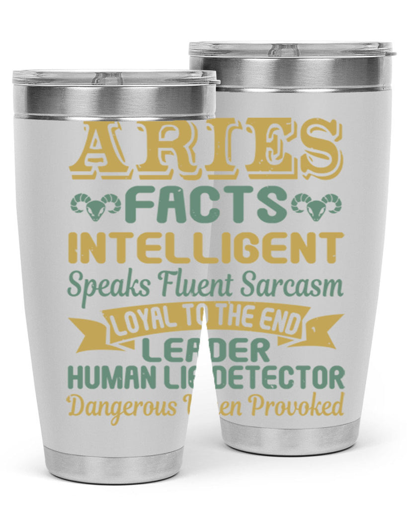 aries 123#- zodiac- Tumbler