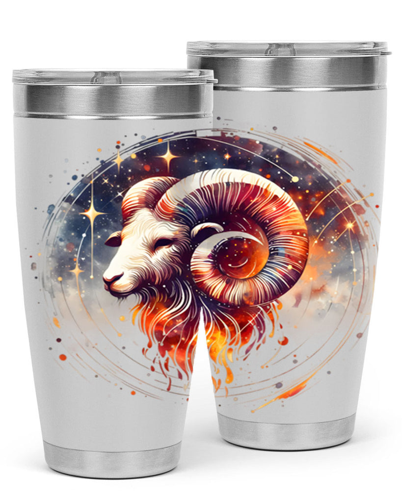 aries 125#- zodiac- Tumbler