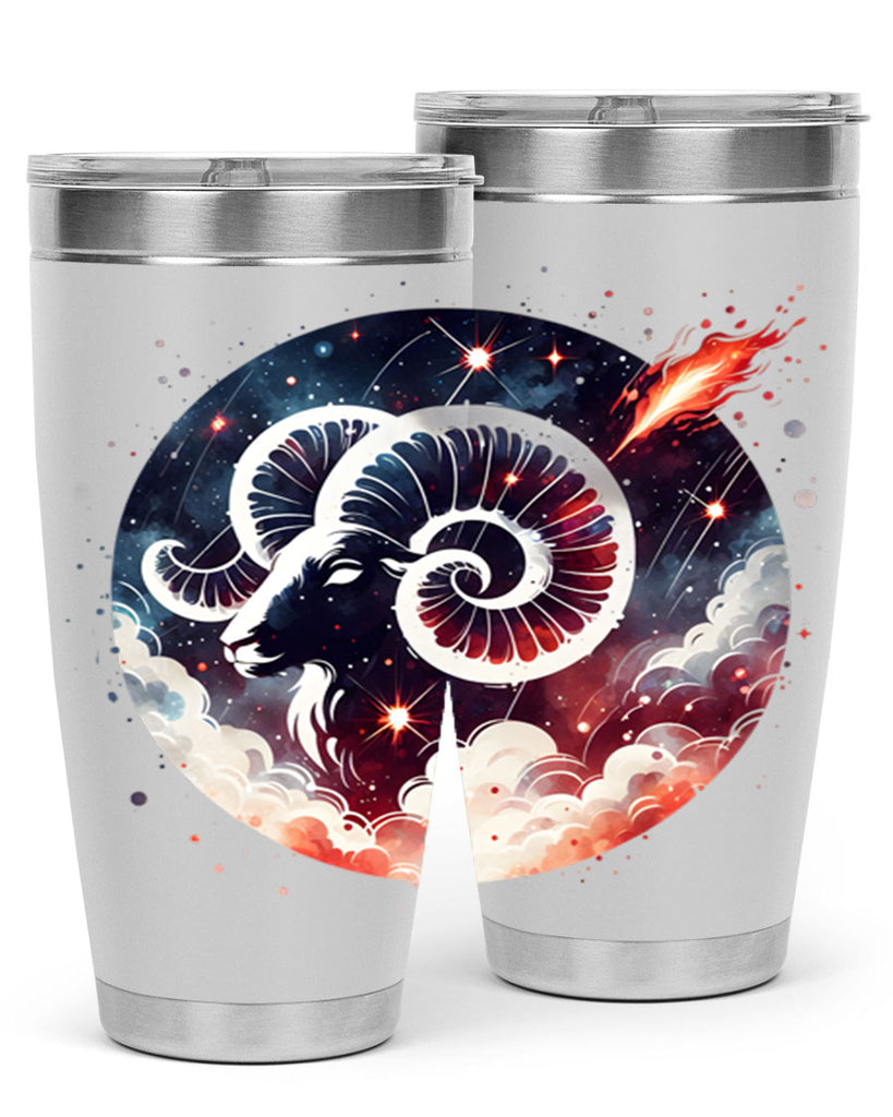 aries 140#- zodiac- Tumbler