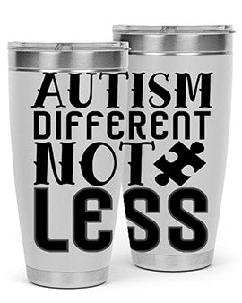 autism different not less Style 6#- autism- Tumbler
