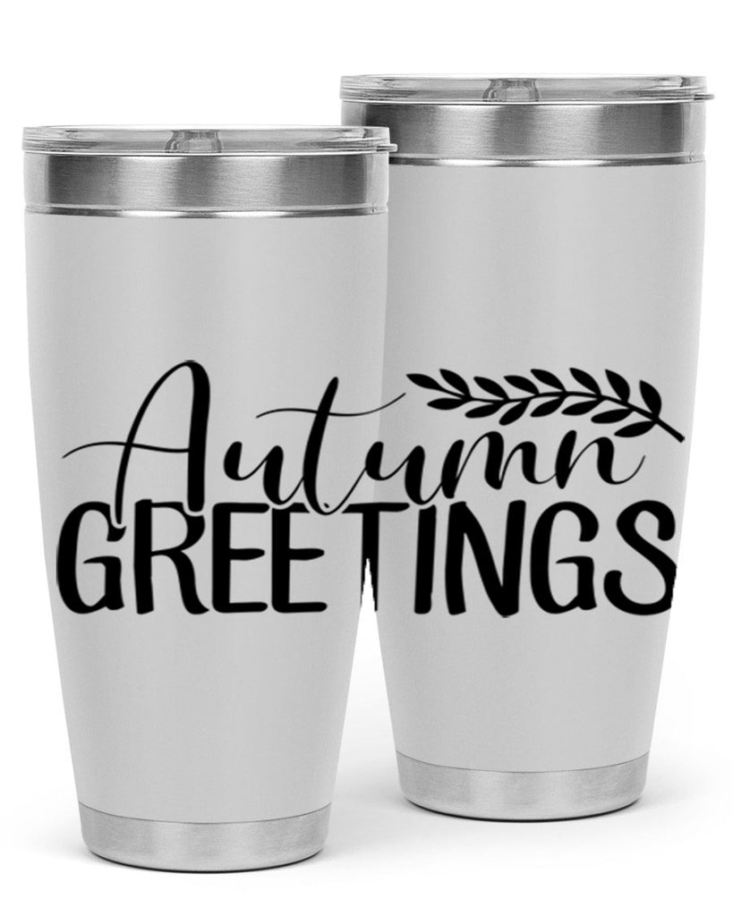 autumn greetings 13#- fall- Tumbler