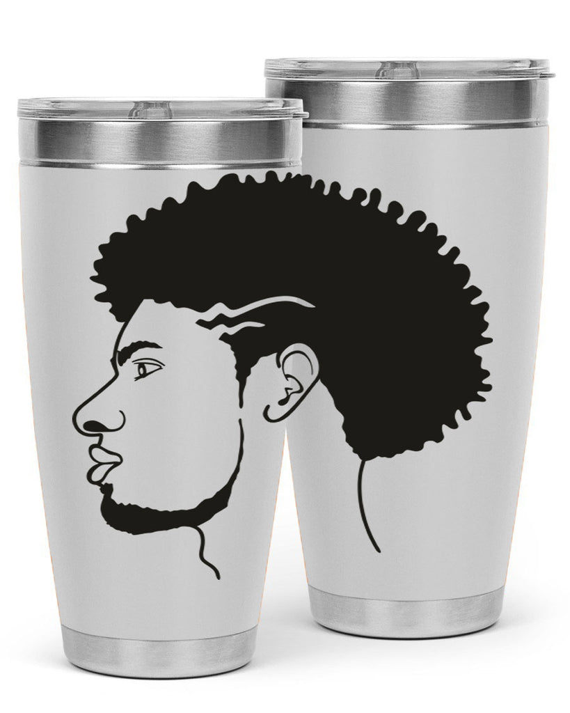 beardman 47#- black men - boys- tumbler