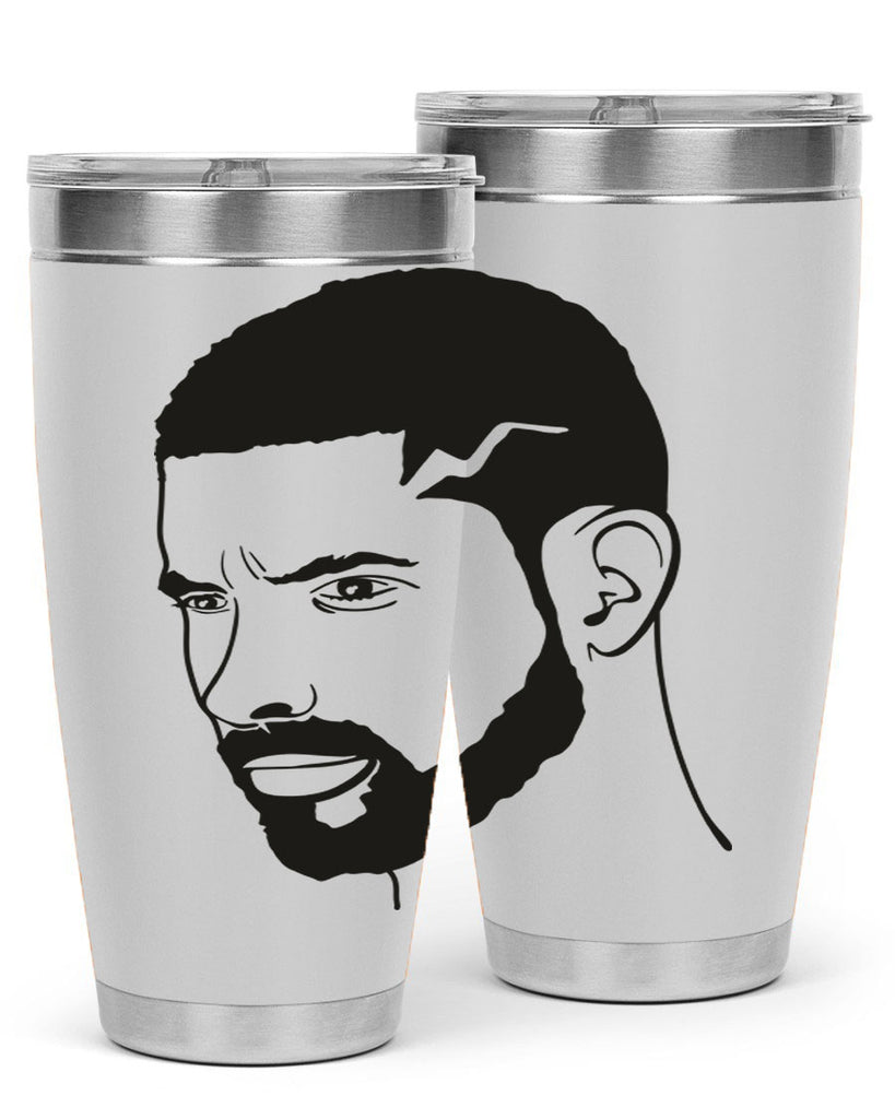 beardman 56#- black men - boys- tumbler