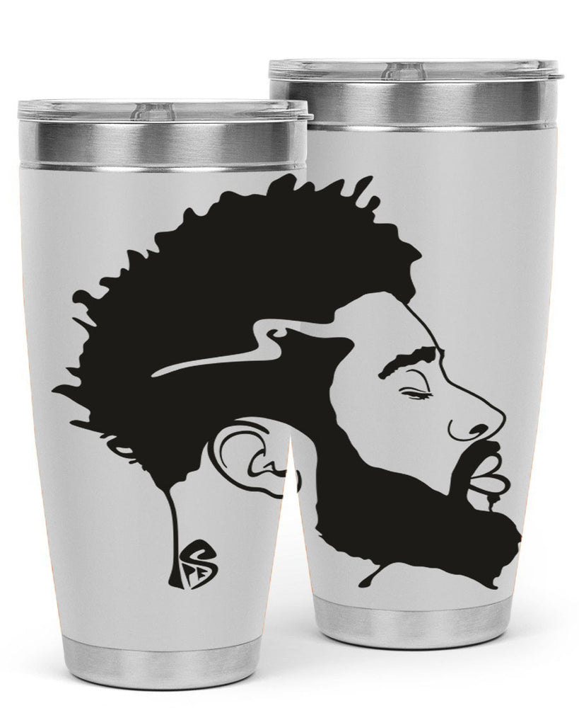 beardman 59#- black men - boys- tumbler