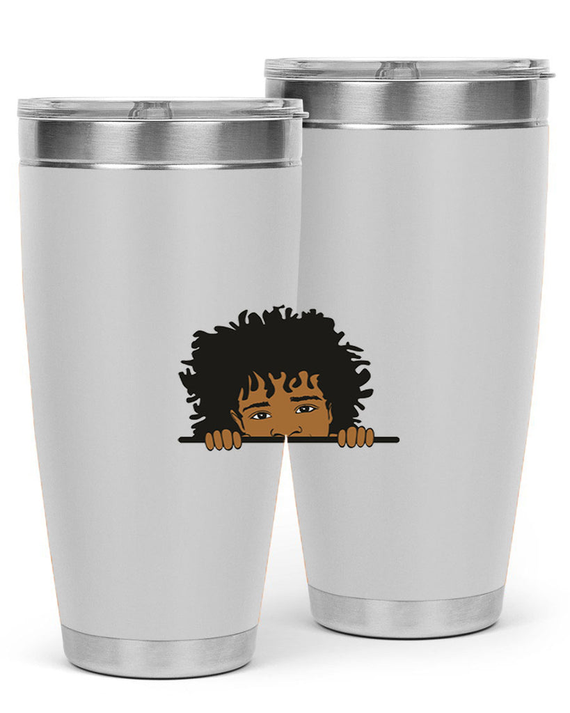 black boy 4#- black men - boys- tumbler