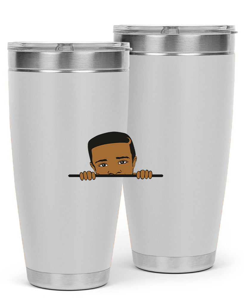 black boy 5#- black men - boys- tumbler