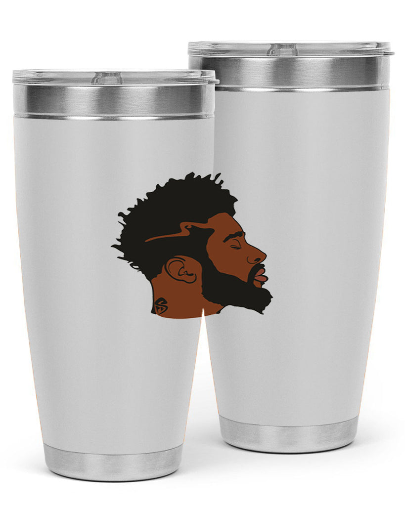 black man 30#- black men - boys- tumbler