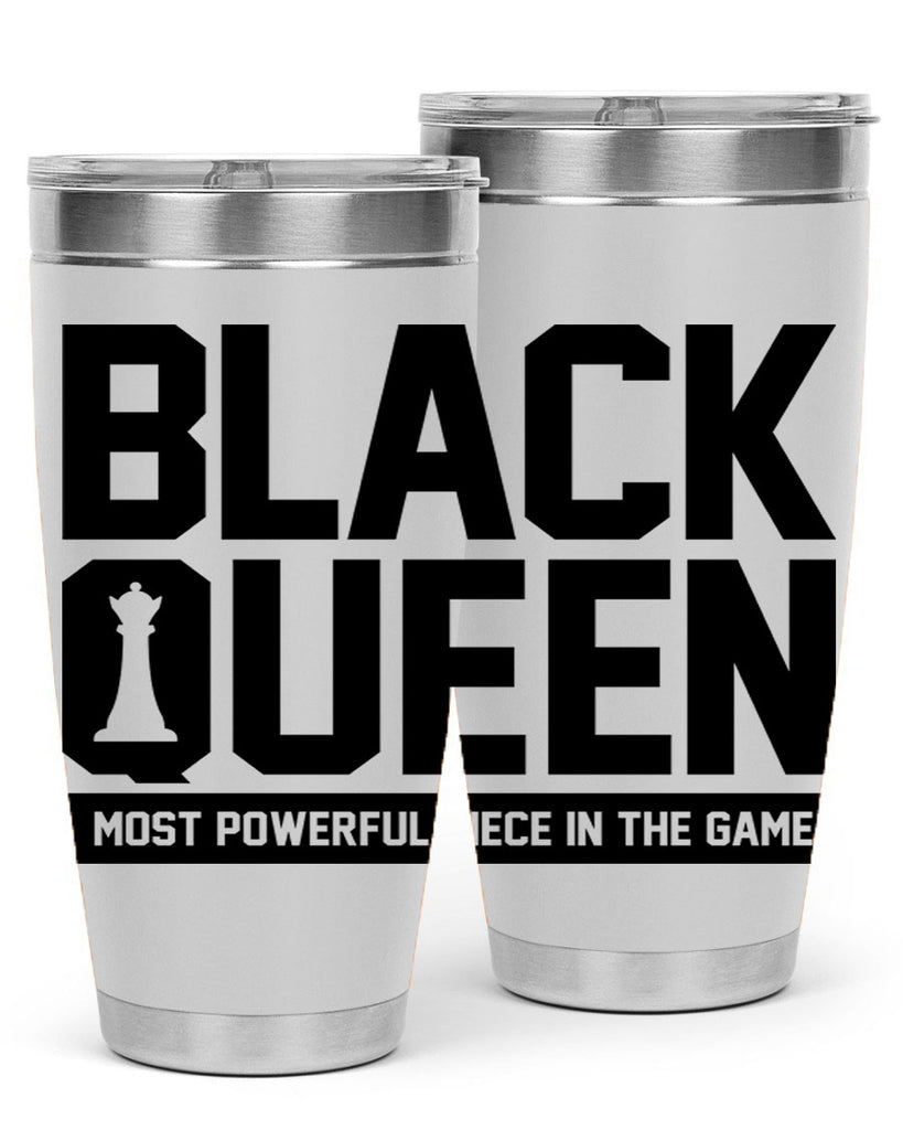 black queenchess 194#- black words phrases- Cotton Tank