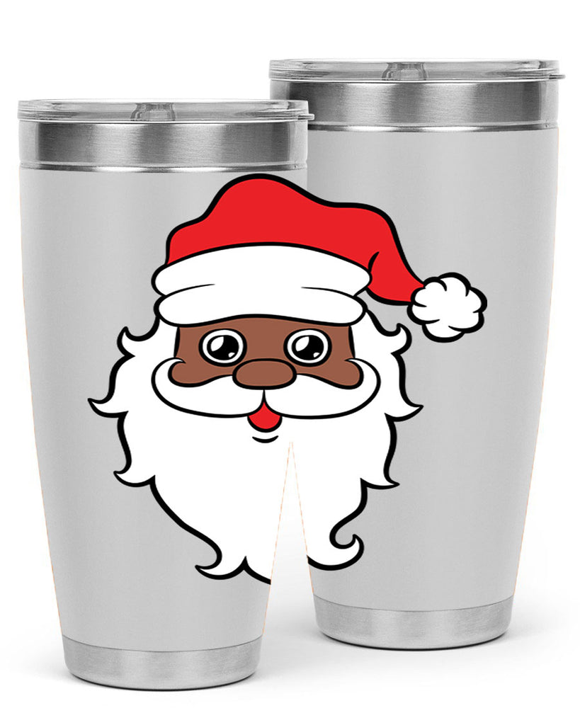 black santa 25#- black men - boys- tumbler