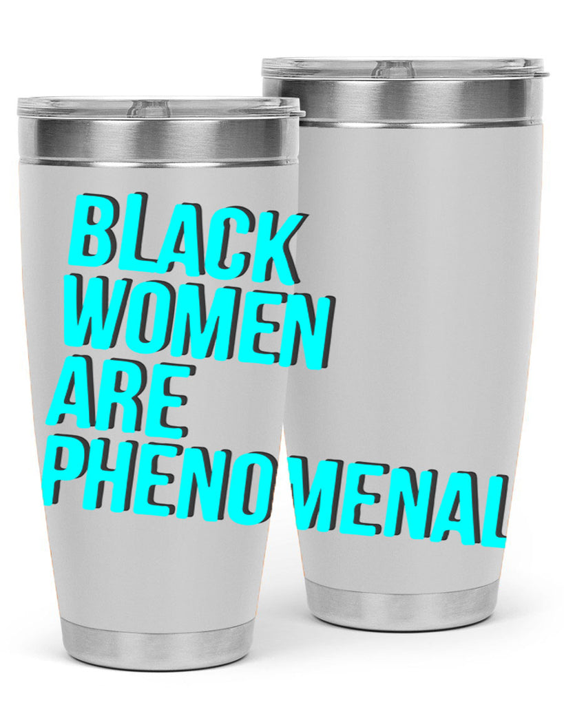 black woman are phenomenal color 216#- black words phrases- Cotton Tank