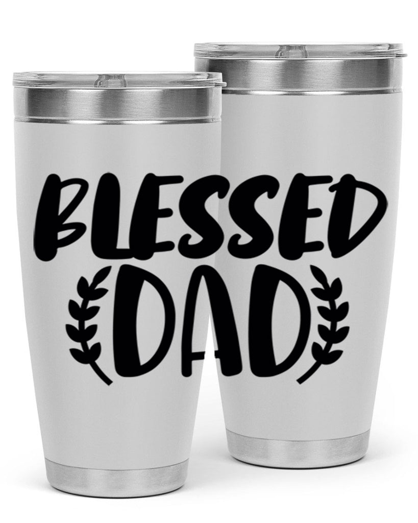 blessed dad 36#- dad- Tumbler