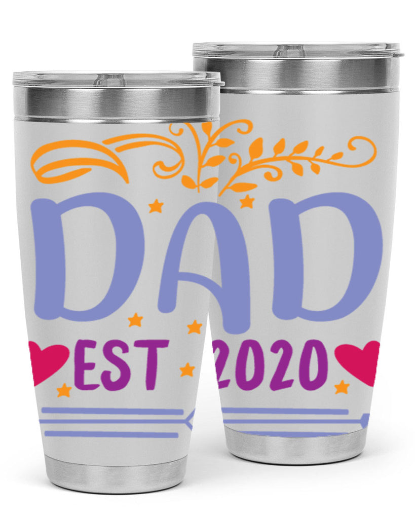 dad est 98#- fathers day- Tumbler