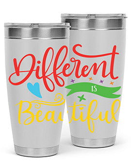 different is beautiful Style 11#- autism- Tumbler