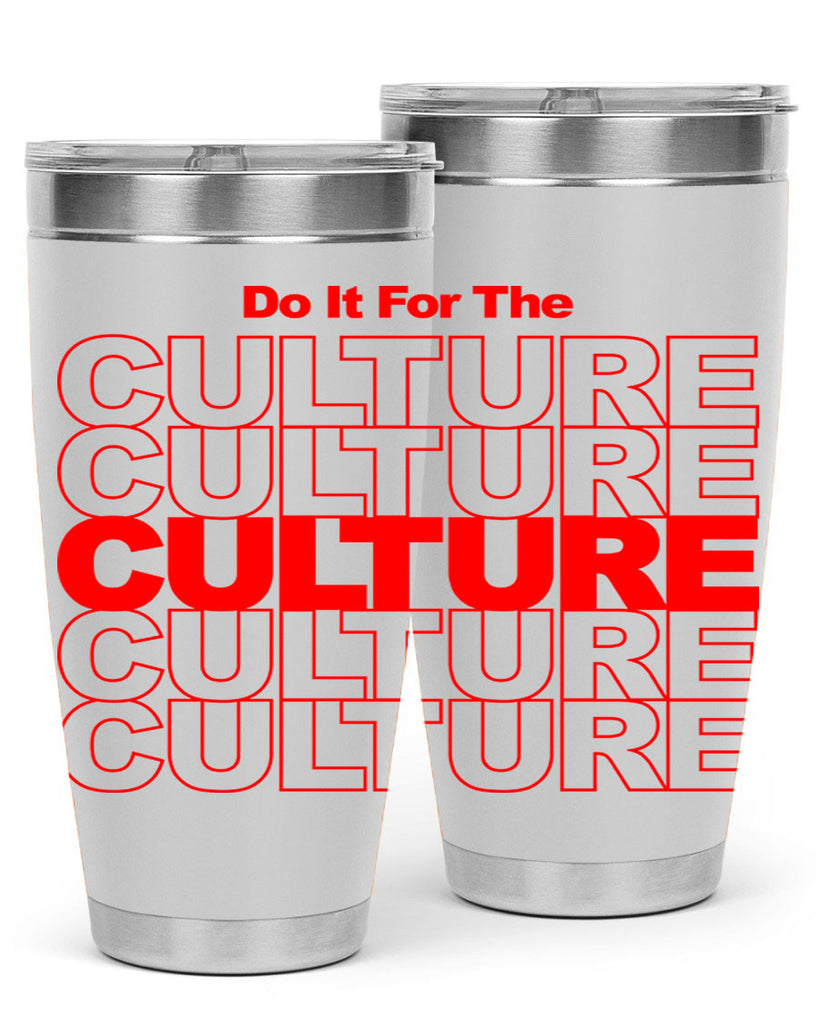 do it for the culture 170#- black words phrases- Cotton Tank