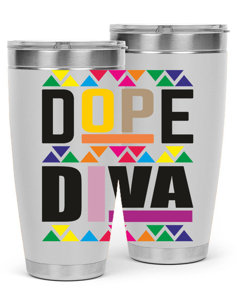 dope diva- black words phrases- Cotton Tank