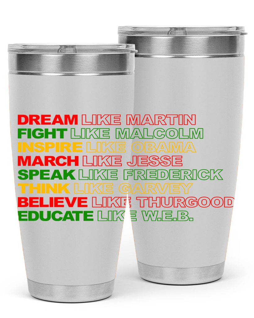 dream like martin 165#- black words phrases- Cotton Tank