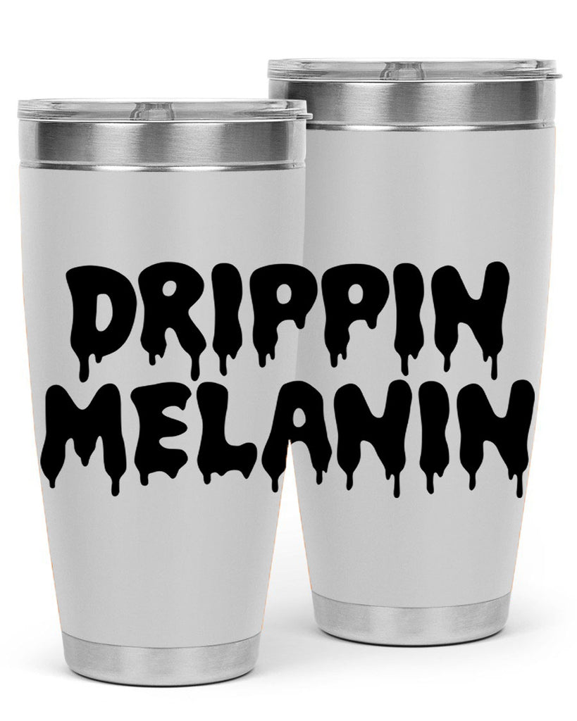 drippinmelanin  160#- black words phrases- Cotton Tank