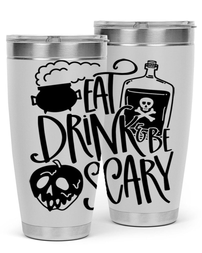eat drink be scary 78#- halloween- Tumbler