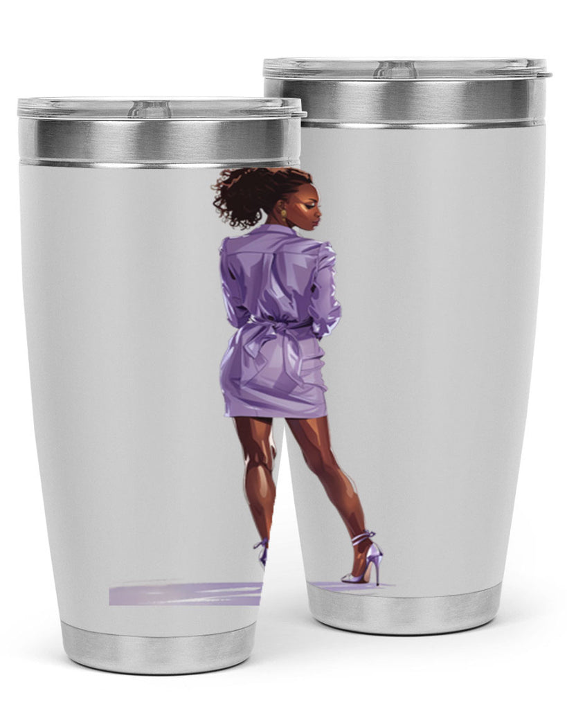 fashion girl in lavender 53#- fashion- Cotton Tank