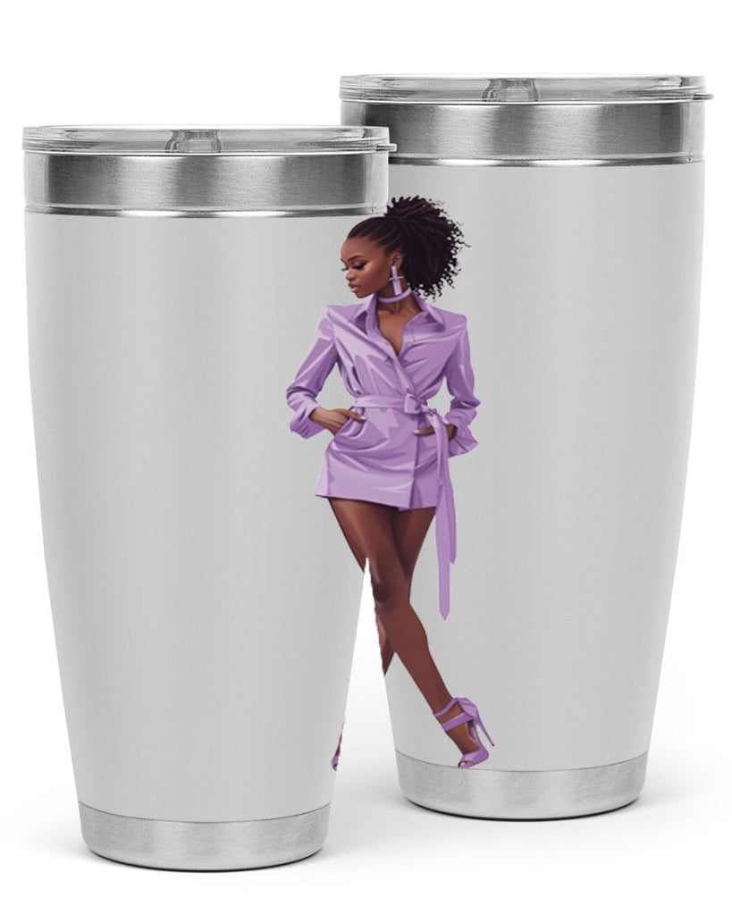 fashion girl in lavender 56#- fashion- Cotton Tank
