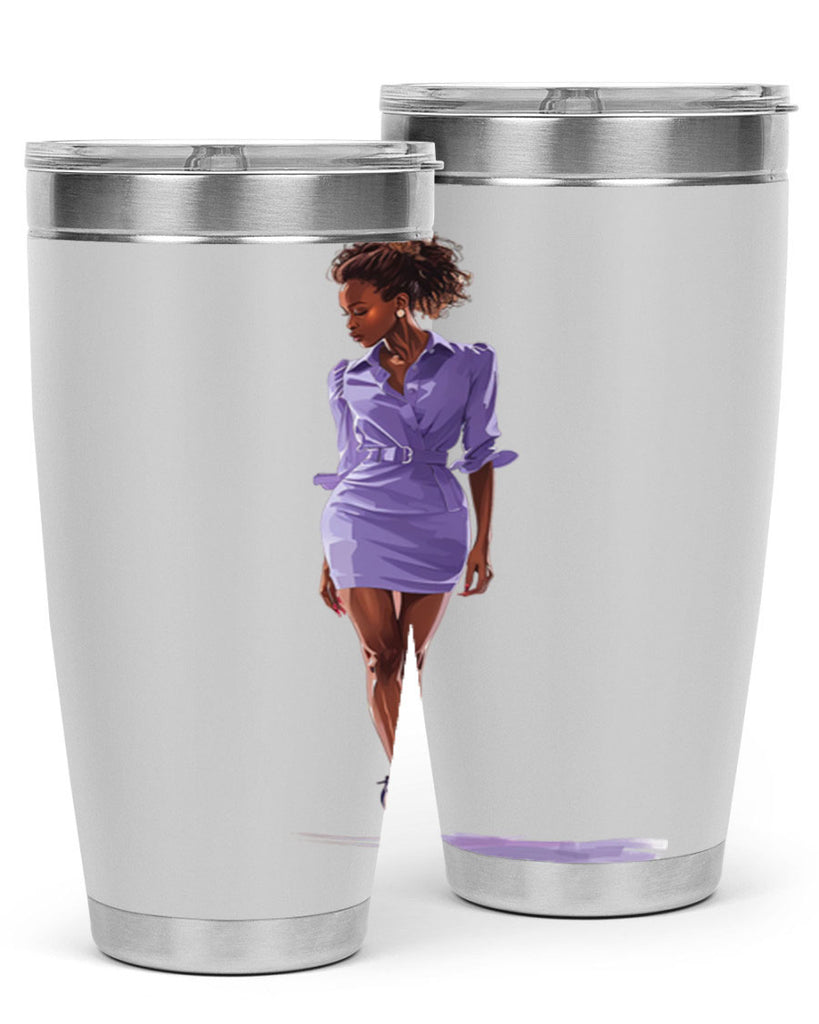 fashion girl in lavender 59#- fashion- Cotton Tank