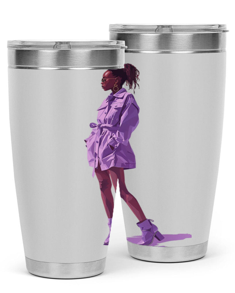 fashion girl in lavender 66#- fashion- Cotton Tank