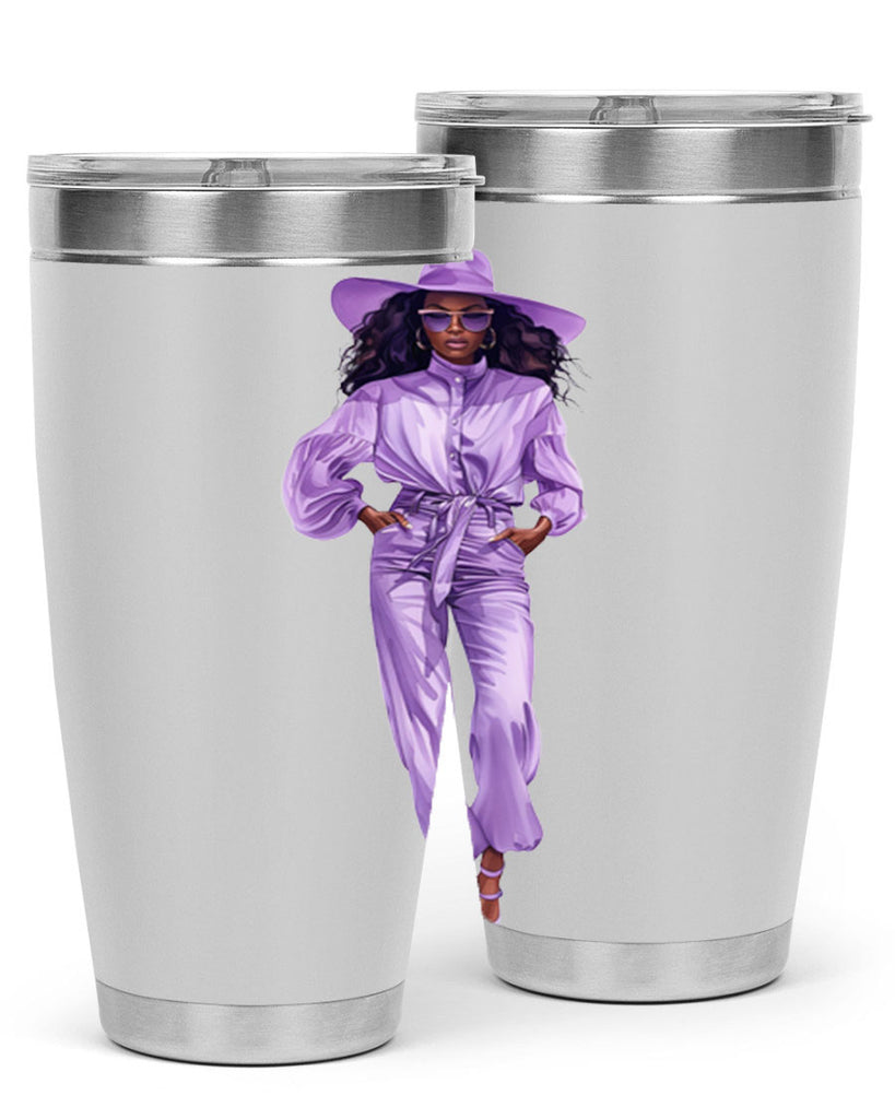 fashion girl in lavender 68#- fashion- Cotton Tank